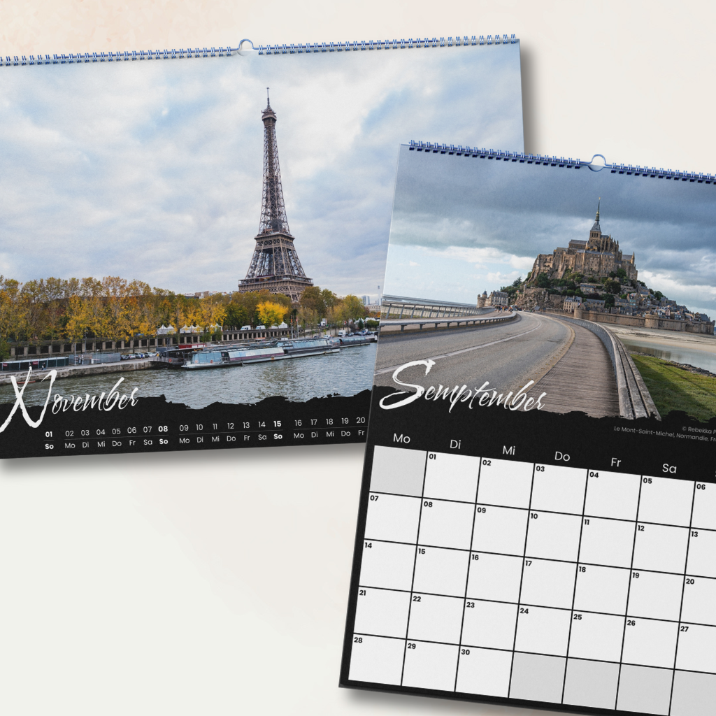 Kalender 2026 - Eine Reise durch Frankreich